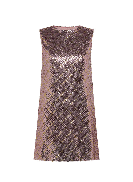 Sleeveless Dress Rose Gold