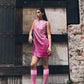 Sleveless Dress Fucsia