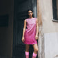 Sleveless Dress Fucsia