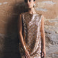 Sleeveless Dress Gold