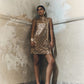 Sleeveless Dress Gold
