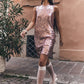 Sleeveless Dress Rose Gold