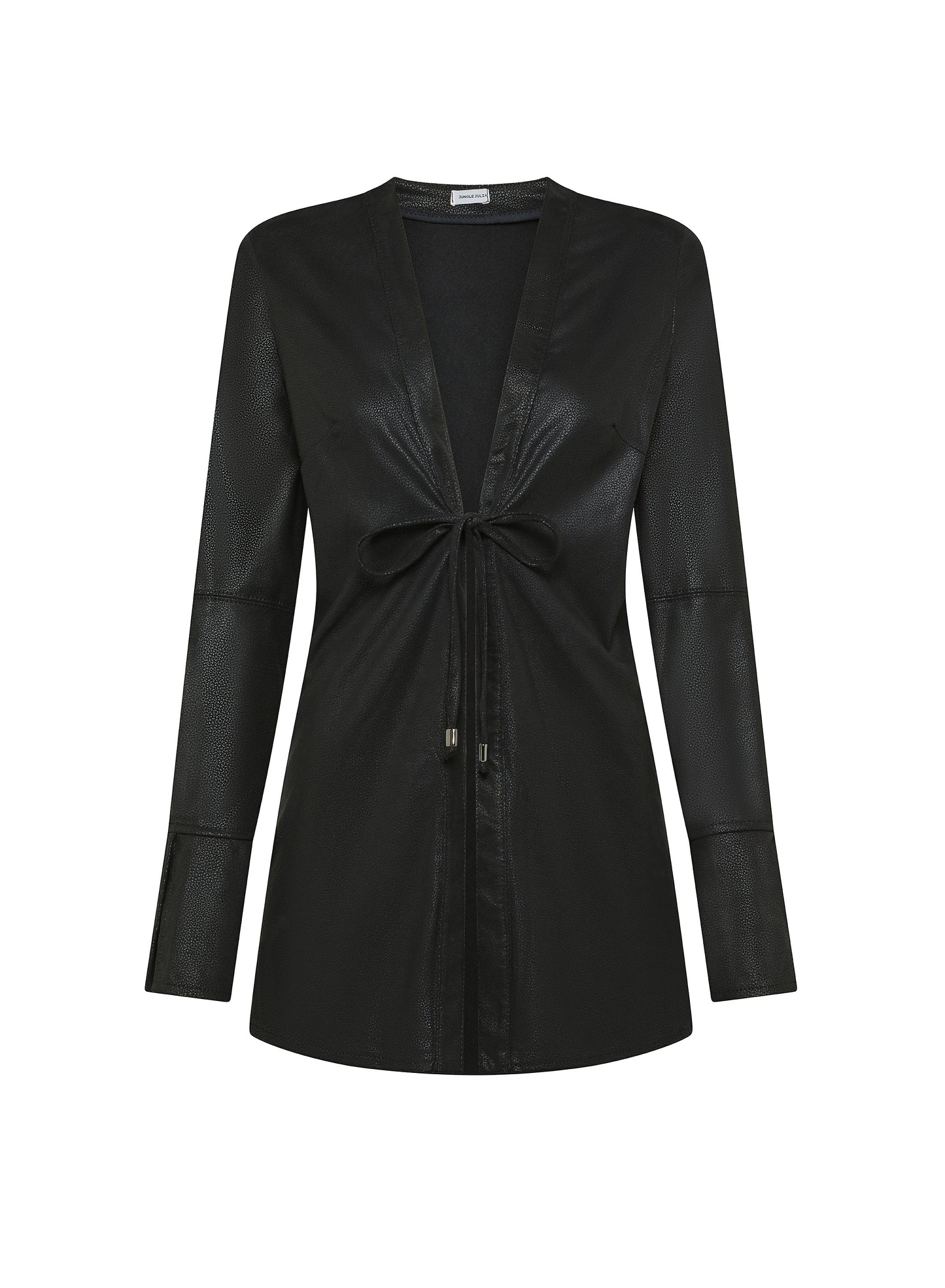 LACE-UP BLOUSE