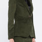 POST SCRIPTUM 1-BOTTON VELVET BLAZER
