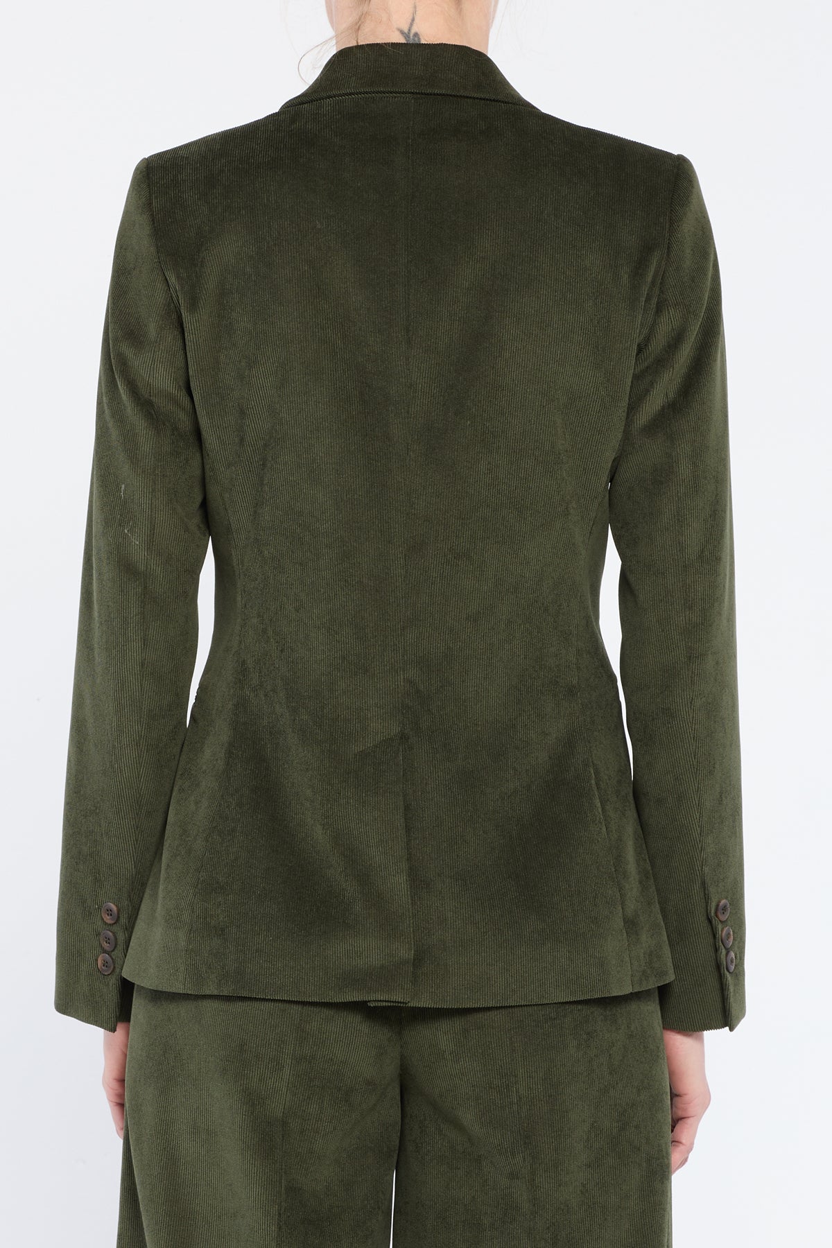 POST SCRIPTUM 1-BOTTON VELVET BLAZER