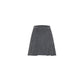 Short Pleated Velvet Skirt Grey