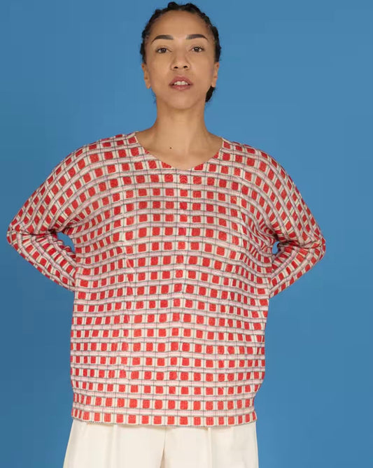 PRINTED CREW NECK SWEATER “INBEDWITHYOU”