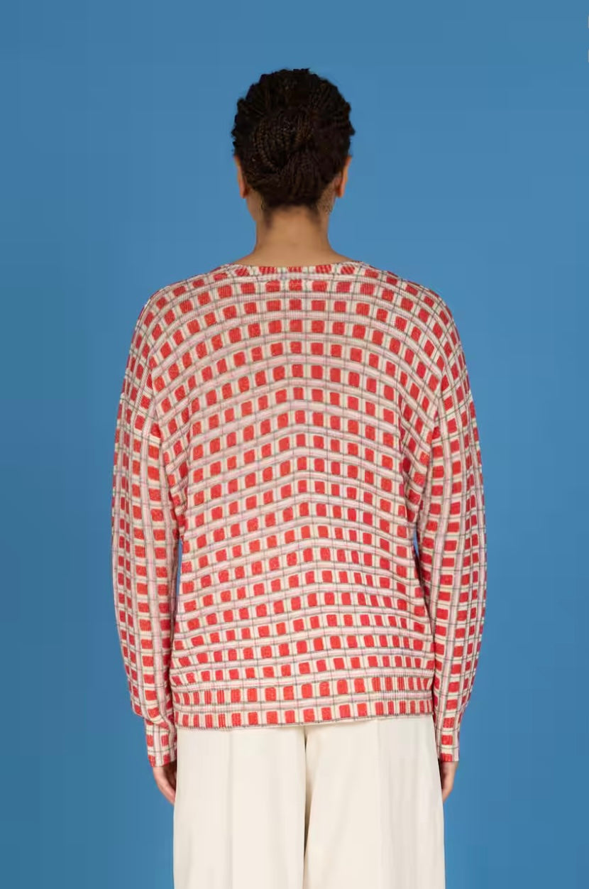 PRINTED CREW NECK SWEATER “INBEDWITHYOU”