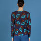 PRINTED V NECK SWEATER “INBEDWITHYOU”
