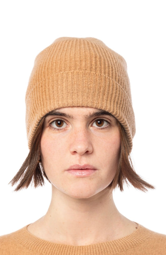 CASHMERE BEANIE CHALK