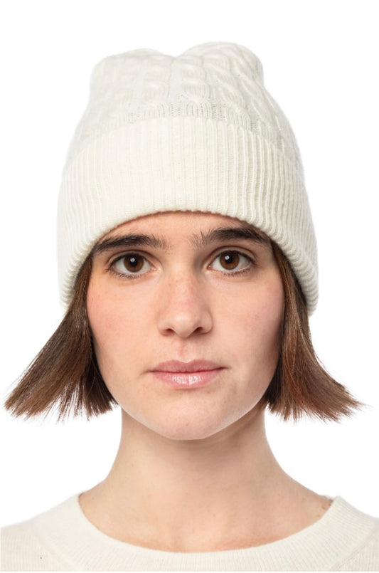 CASHMERE BEANIE MILK