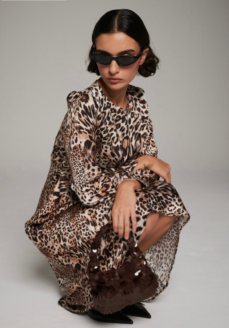 MILVA.MI ANIMALIER DRESS