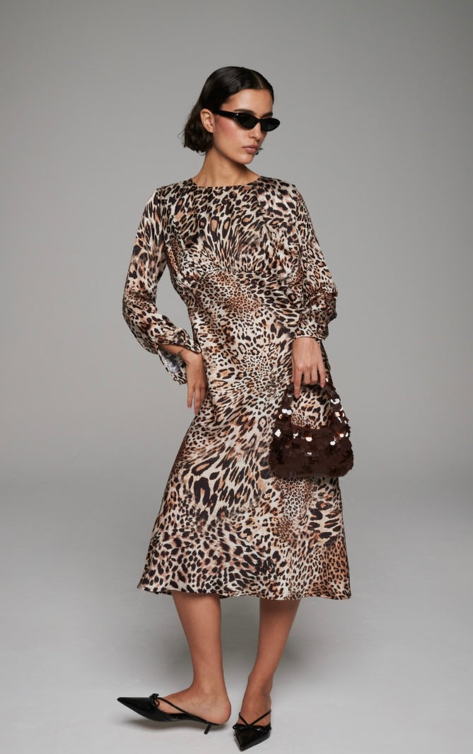MILVA.MI ANIMALIER DRESS