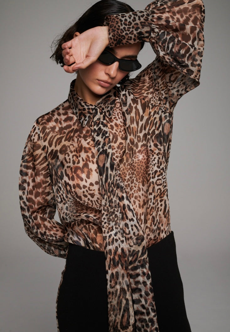 MILVA.MI ANIMALIER SHIRT