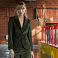 POST SCRIPTUM 1-BOTTON VELVET BLAZER