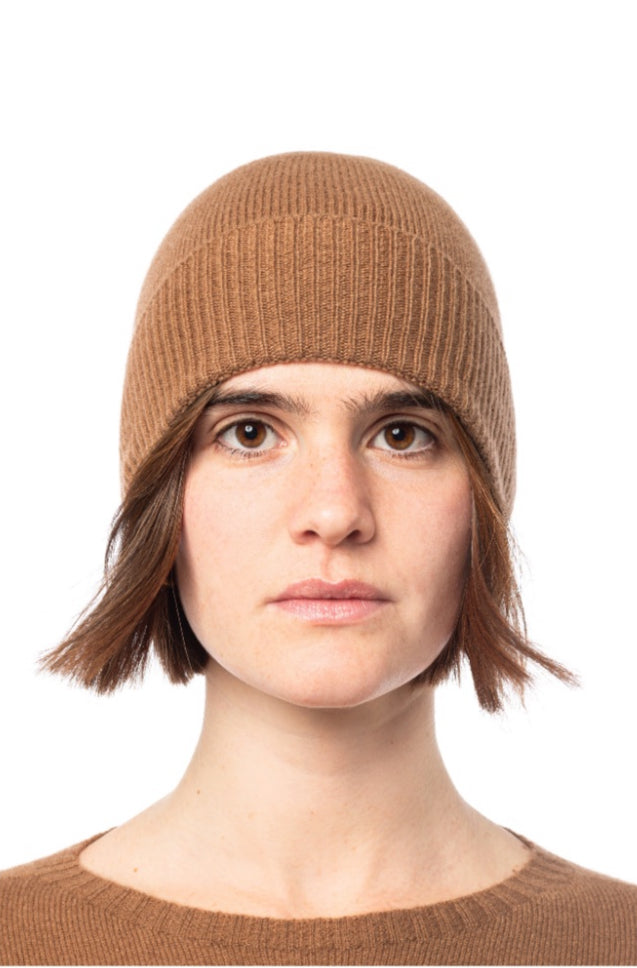 CASHMERE BEANIE CACAO