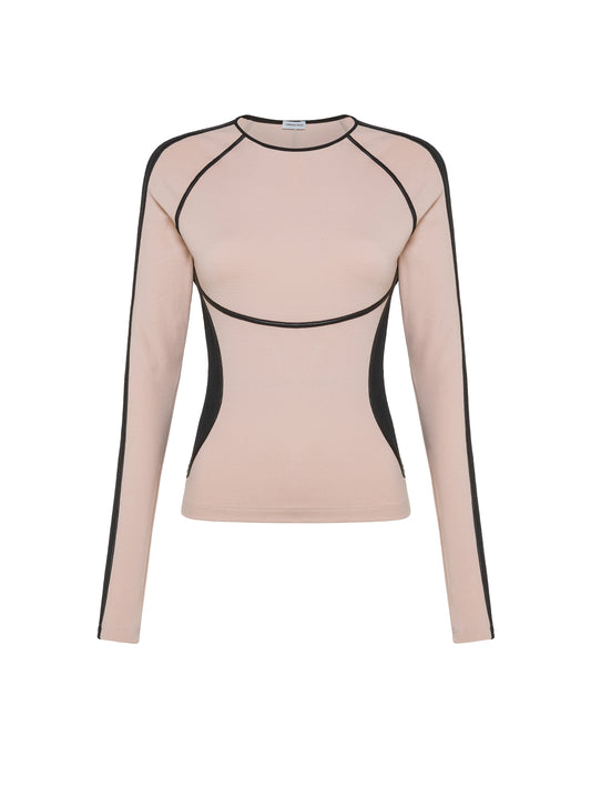 Top "garden" long sleeves
