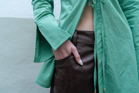 Lace-up Blouse